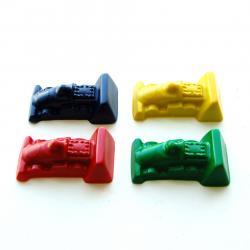 Race Car Party Favors - Package of 12 Race Car Shaped Color Crayons