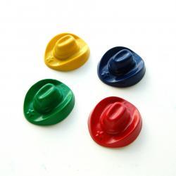 Cowboy Cowgirl Party Favors - Package of 12 Cowboy Hat Shaped Crayons