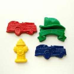 Fireman Party Favors - Package of 12 Firefighter Crayons