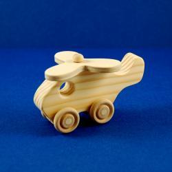 Helicopter Party Favors - Package of 10 Wood Toy Helicopters